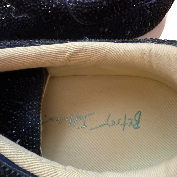 Blue by Betsey Johnson Sidny Rhinestone Embellished  Platform Lace up (7.5) - Picture 8 of 14